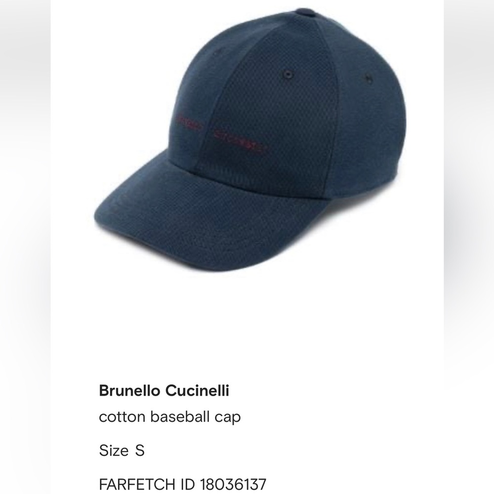 Brunello Cucinelli baseball cap